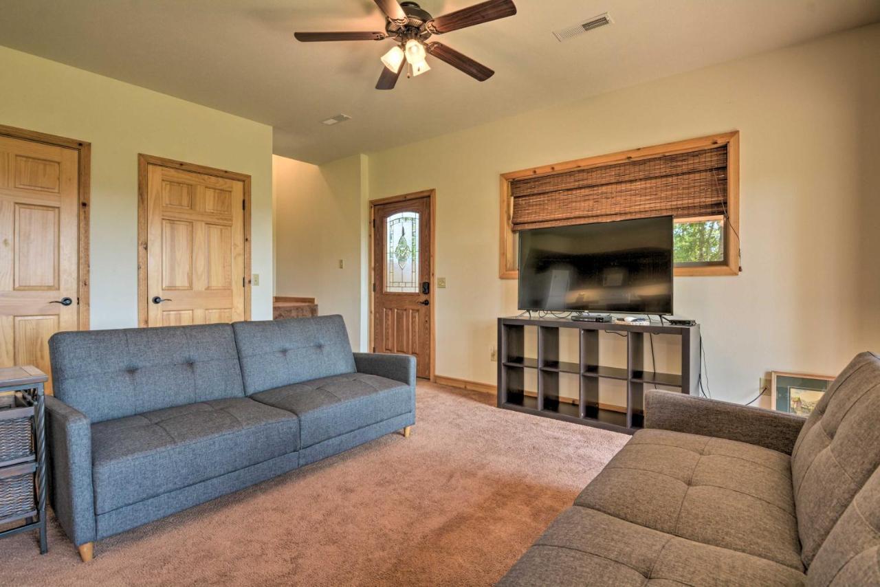 Spacious Log Cabin With Fire Pit And Game Room! Eureka Springs Extérieur photo